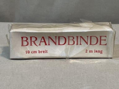 Original WWII German Medical Item in Original 1941 Dated Box, Brandbinde