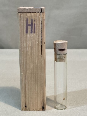 Original WWII Era German Medical Sample Bottle in Wooden Box