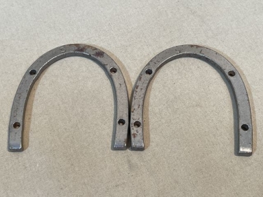 Original WWII German Boot Heel Irons, Pair - Size 5L