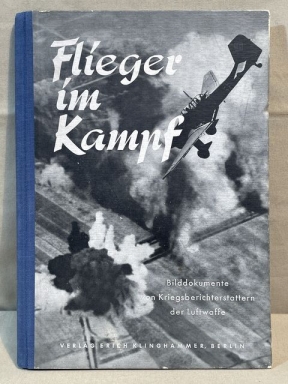 Original WWII German Flyer in the Fight Book, Flieger im Kampf