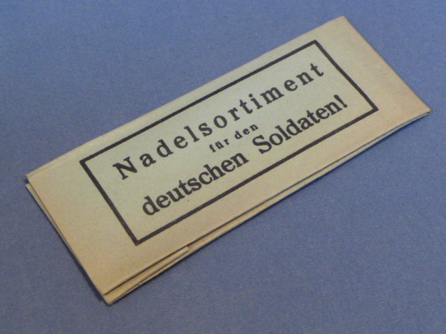 Original WWII German Soldier's Sewing Needle Pack