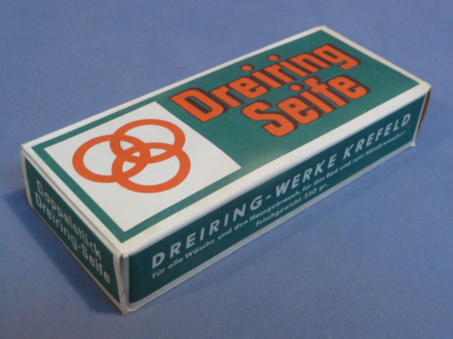 Original WWII Era German Boxed Soap, Three Ring Brand