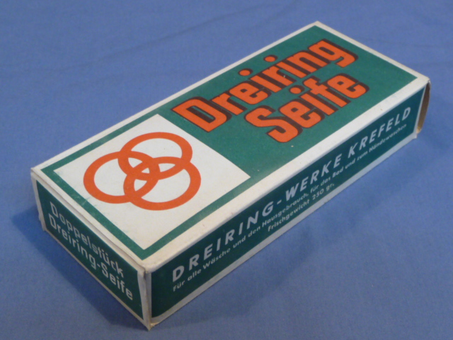 Original WWII Era German Boxed Soap, Three Ring Brand