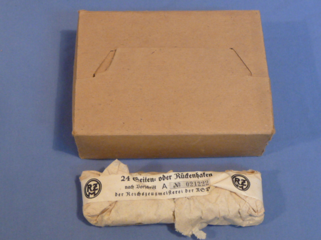 Original Nazi Ear German Pack of RZM Marked Belt Ramps w/Original Box