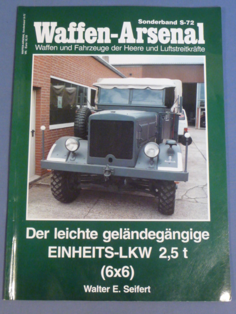 POSTWAR German Book, Waffen-Arsenal #72 EINHEITS-LKW 2,5 t (6x6)