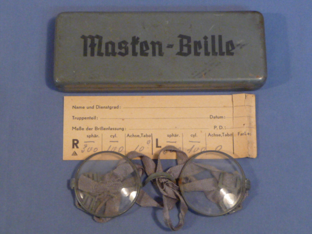 Original WWII German Masken-Brille (Gas Mask Glasses)