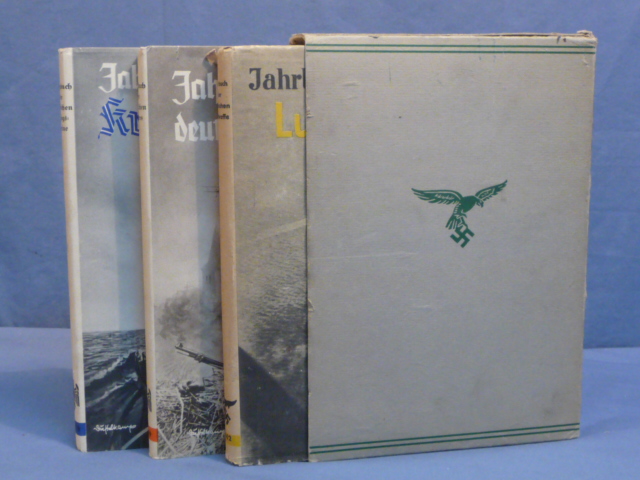 Original WWII German Year Book of the Wehrmacht Mismatched Set