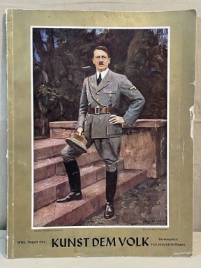 Original WWII German ART TO THE PEOPLE Book, KUNST DEM VOLK