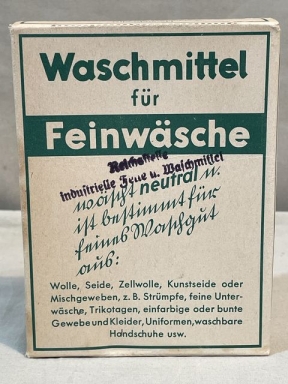 Original WWII German Laundry Detergent (for UNIFORMS), 40 Liter Size