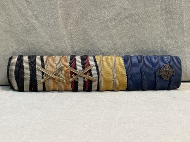 Original WWII German 6 Position Dress Tunic Ribbon Bar, 1914 Iron Cross