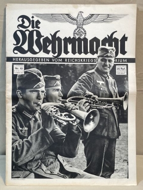 Original 1937 German Magazine, Die Wehrmacht