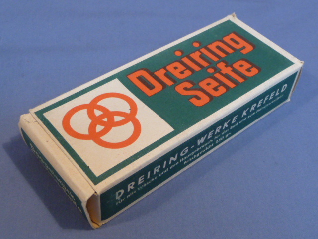 Original WWII Era German Boxed Soap, Three Ring Brand
