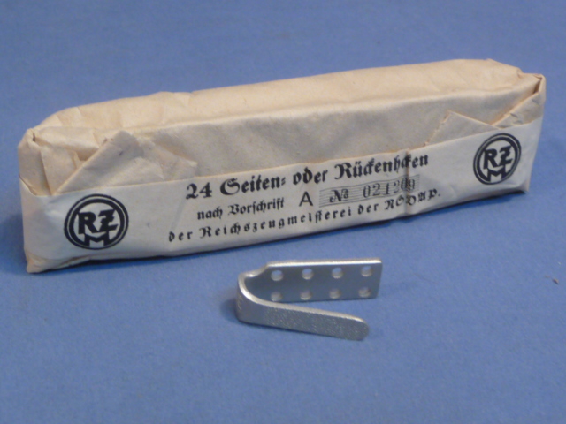 Original Nazi Ear German Sealed Pack of RZM Marked Belt Ramps