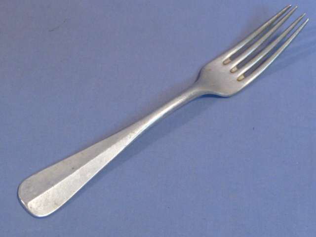 Original WWII German Army Aluminum Mess Hall Fork