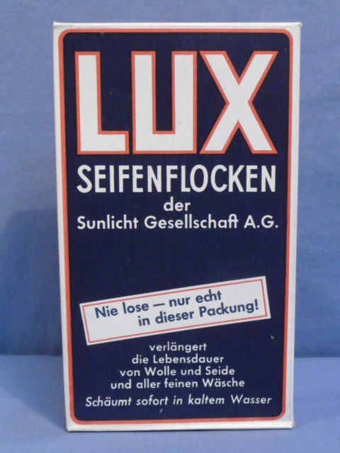 Original WWII Era German LUX Brand Laundry Soap