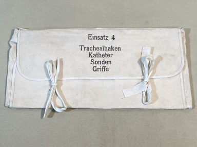 Original WWII German Medical Chest Insert 4 (Einsatz 4), Tracheal Hook-Catheter-Probes-Grips