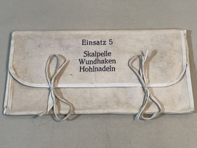 Original WWII German Medical Chest Insert 5 (Einsatz 5), Scalpels-Retractors-Hollow Needles