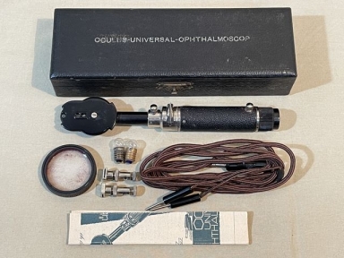 Original WWII German Medical Oculus Universal Ophthalmoscope, OPHTHALMOSCOP