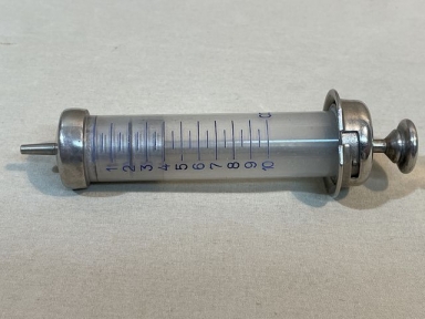 Original WWII German Medical Item, 10 cc Syringe Set