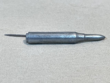 Original Nazi Era German Metal Weapons Stick Pin, 7.92mm Bullet