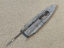 Original Nazi Era German Metal Weapons Stick Pin, Artillery Projectile