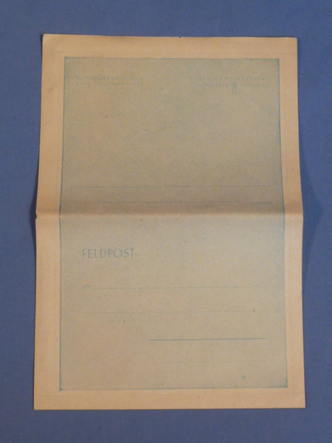 Original WWII German FELDPOST Letter/Envelopes