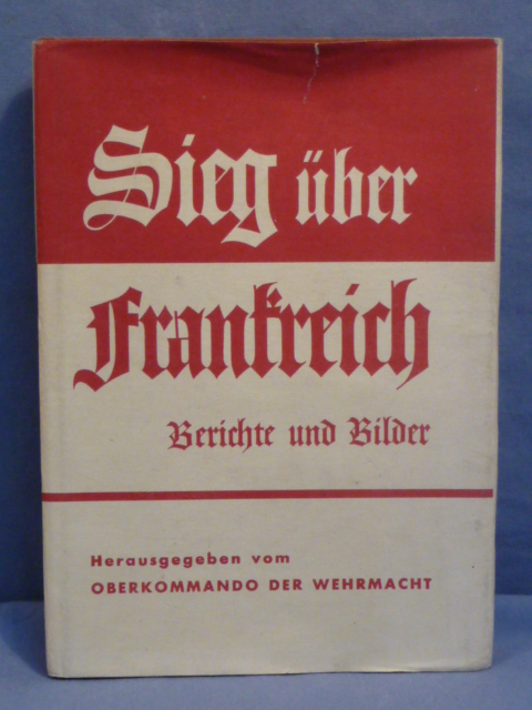 Original WWII German Book, Victory Over France