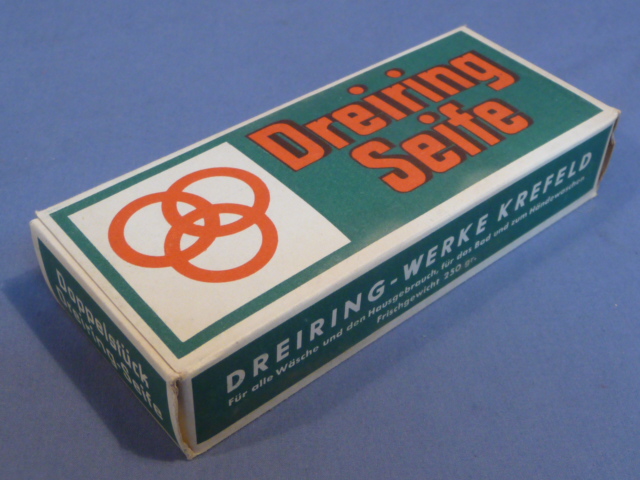 Original WWII Era German Boxed Soap, Three Ring Brand