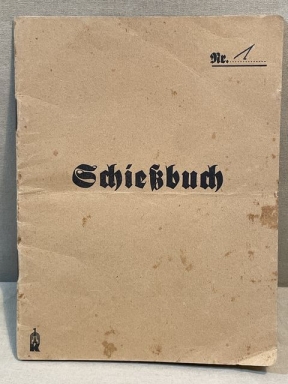 Original Nazi Era German Civilian Shooting Book, Schiebuch