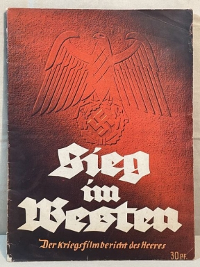 Original WWII German Victory in the West Photo Book, Sieg im Westen