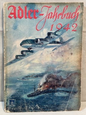 Original WWII German Adler Year Book 1942, Adler-Jahrbuch 1942