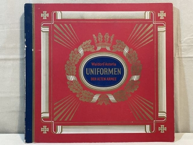 Original Pre-WWII German Cigarette Card Album, Uniforms of the Army