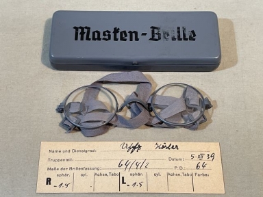 Original WWII German Masken-Brille (Gas Mask Glasses)