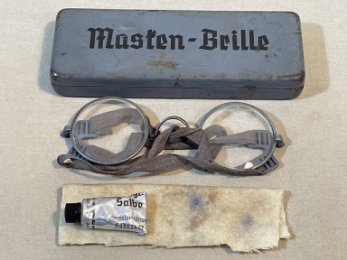 Original WWII German Masken-Brille (Gas Mask Glasses)