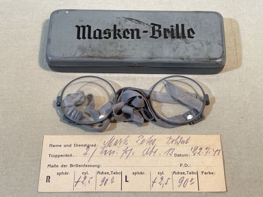 Original WWII German Masken-Brille (Gas Mask Glasses)