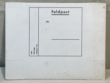 Original WWII German Soldier's Feldpost Box, UNASSEMBLED!