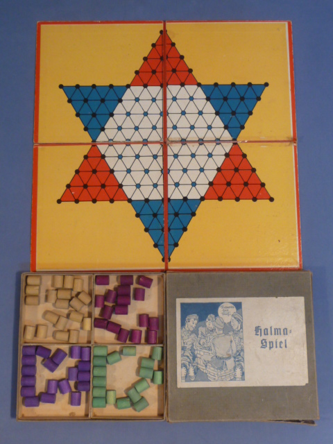 Original WWII German Game Board, Halma-Spiel