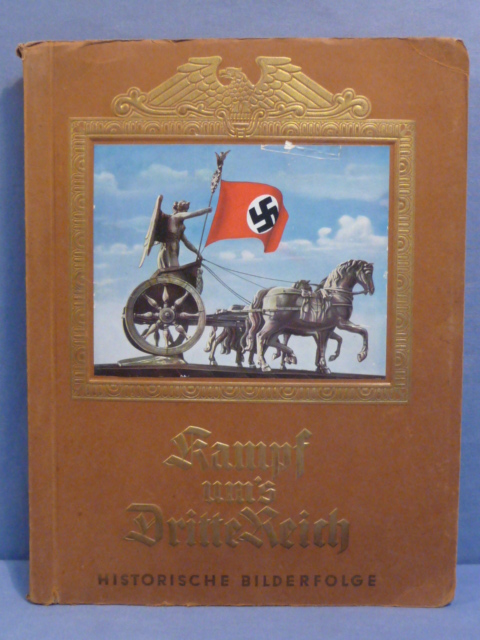 Original Nazi Era German Cigarette Card Album, Fight for the Third Reich