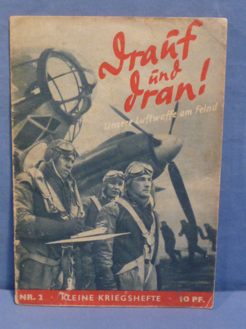 Original WWII German Youth Book, Drauf und dran!
