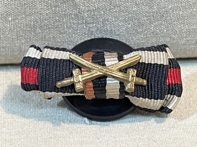 Original Pre-WWII German 2-Position Button Hole Ribbon, 1914 Iron Cross
