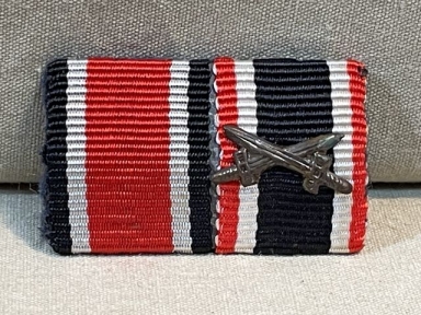 Original WWII German 2-Position Ribbon Bar, 1939 Iron Cross