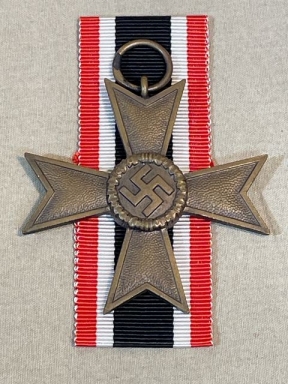 Original WWII German War Merit Cross 2nd Class (WITHOUT SWORDS) MARKED!