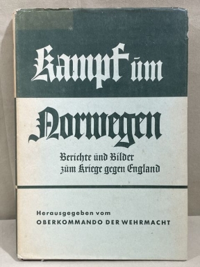 Original WWII German Fight in Norway Book, Kampf um Norwegen