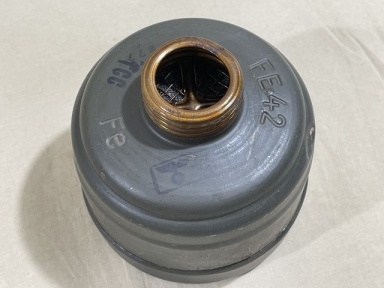 Original WWII German FE42 Gas Mask Filter