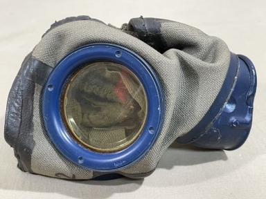 Original WWII German Soldiers Size 2 M30 Gas Mask, 1944 Dated!