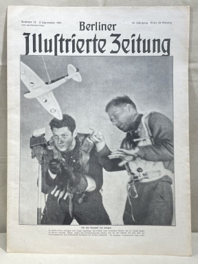 Original WWII German Magazine, Berliner Illustrierte Zeitung