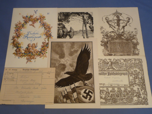 Original Nazi Era German Collection of Telegrams
