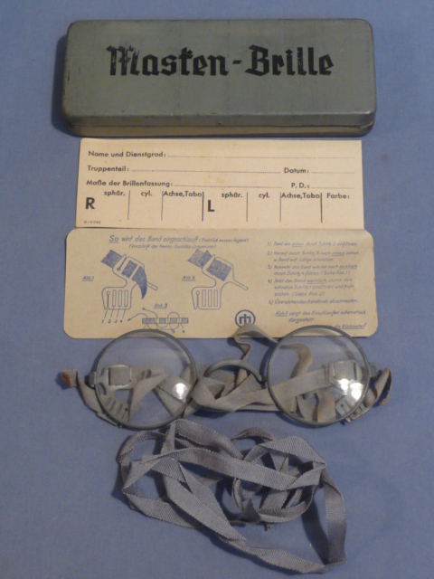 Original WWII German Masken-Brille (Gas Mask Glasses)