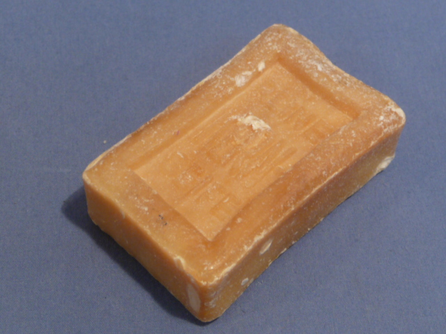 Original WWII German Breadbag Sized Piece of Soap, REINE SEIFE