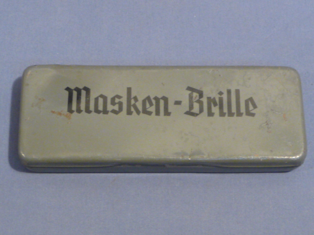Original WWII German Masken-Brille (Gas Mask Glasses) Case